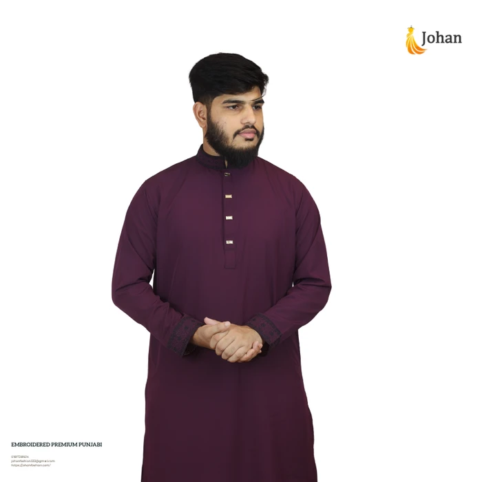 Embroidered Premium Punjabi Kolija Color