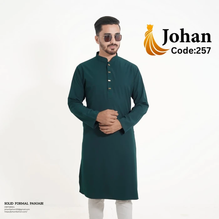 Solid Formal Panjabi See Green Color