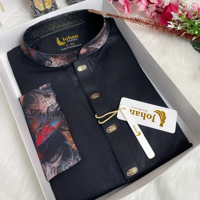 Black Color Contrast Panjabi