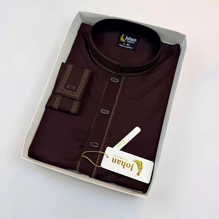 Coffee Color Luxury Kaf Hata Panjabi