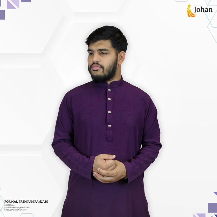 Premium Formal Panjabi Beguni Color