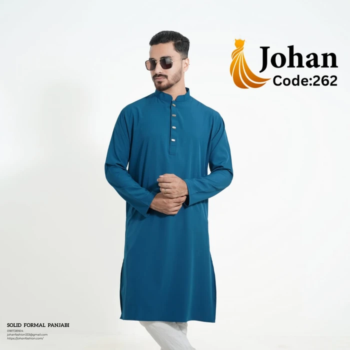 Solid Formal Panjabi Tory Blue Color
