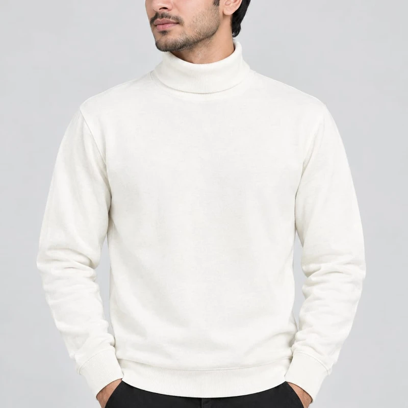 Premium Export High Neck | White
