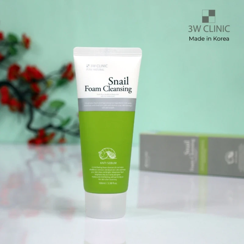 3W Clinic Snail Cleansing Foam